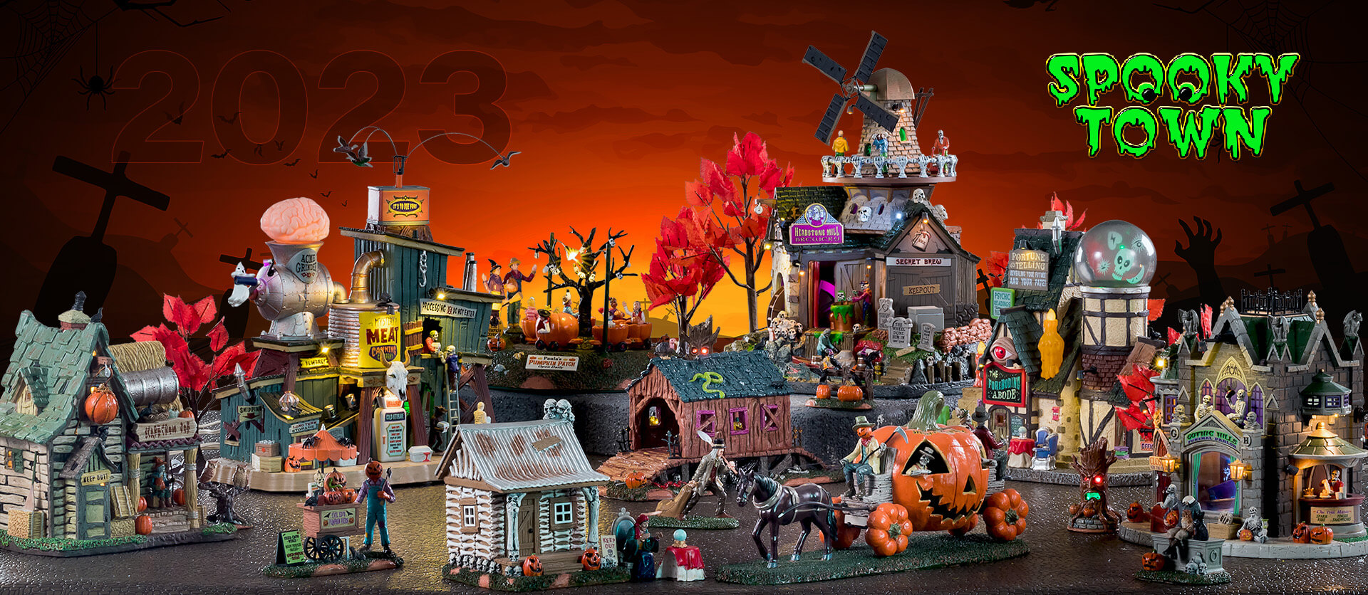 Lemax Spooky Town Halloween Village Collection