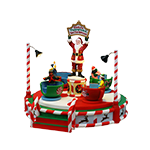 Santa's Peppermint Teacup Spinner