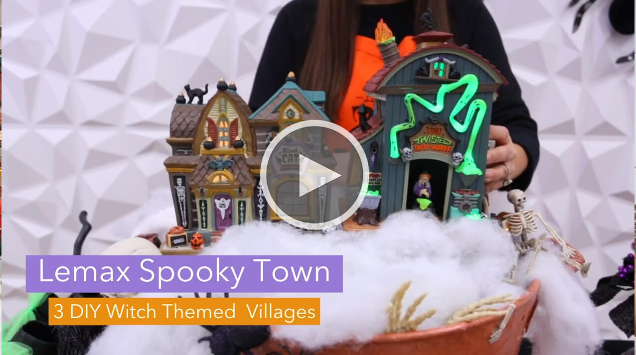 Lemax Spooky Town Witch Accessories